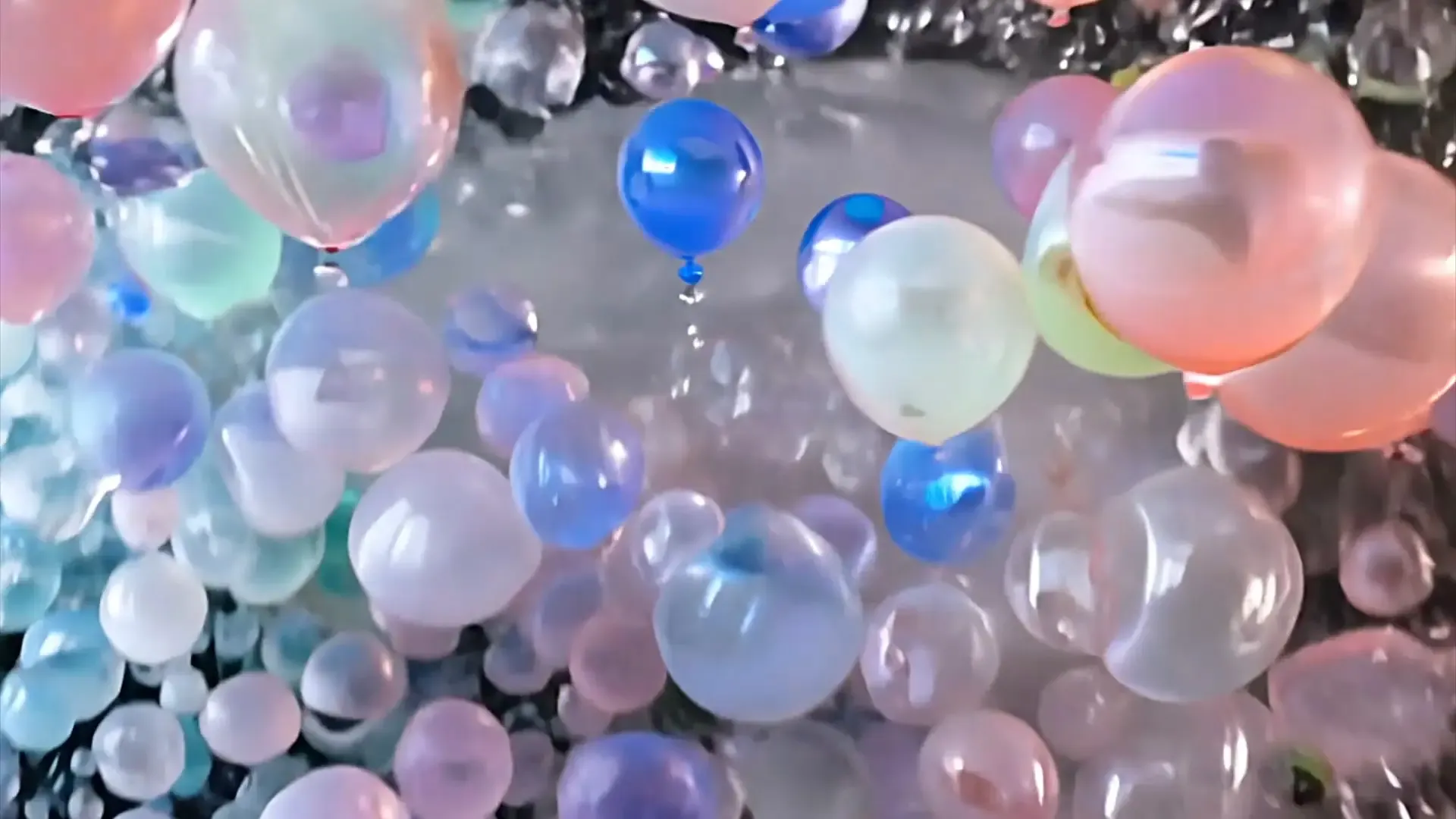 Playful Floating Balloons Transition for Celebration and Party Video Intros